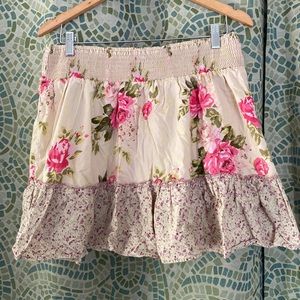 3 For $15🎈Fire Los Angeles Cotton Floral Skirt L